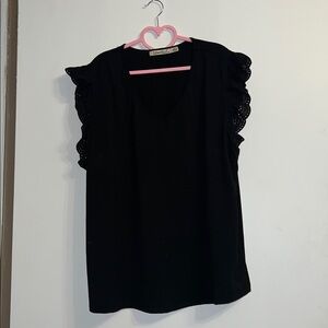 Liberty Love Elegant Black Tank Top